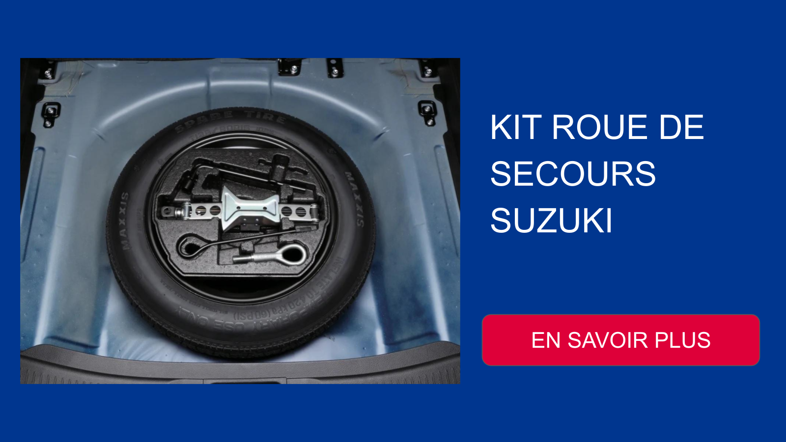 KIT ROUE DE SECOURS SUZUKI